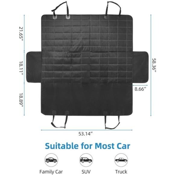 OKMEE Dog Car Seat Cover, Nonslip, Scratchproof - Picture 9 of 14